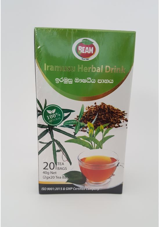 Beam Iramusu Herbal Drink (2g x 20 bags) – Cey-Mart.com